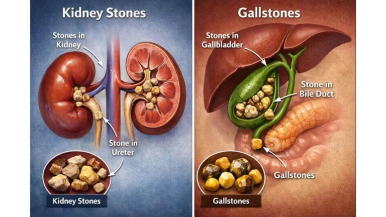 Kidney vs Gallbladder Stones
