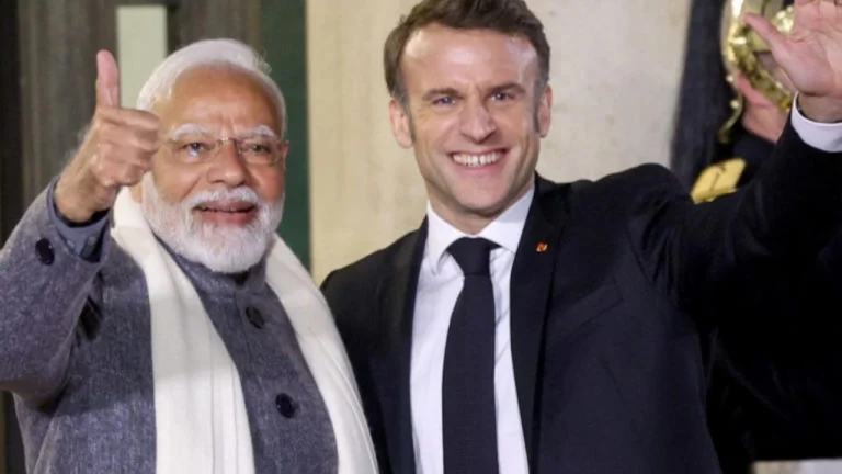 Macron India Visit