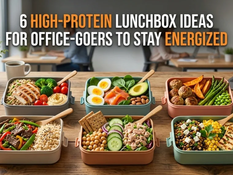 6 High-Protein Lunchbox Ideas for Office-Goers to Stay Energized