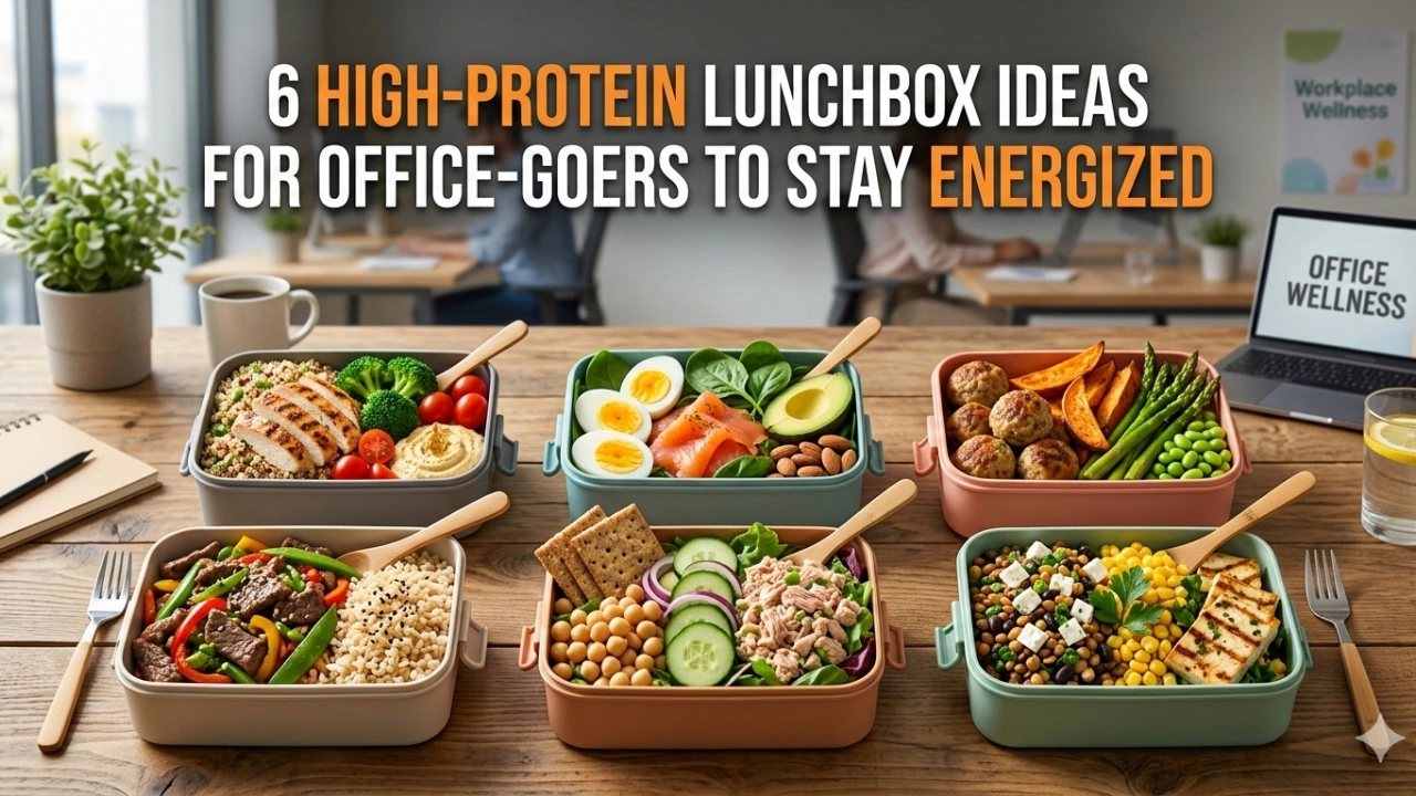 6 High-Protein Lunchbox Ideas for Office-Goers to Stay Energized
